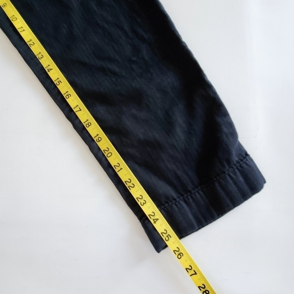 7187 * LOFT Outlet High Rise Straight Leg Cotton Pants Black Size XS - Picture 11 of 11
